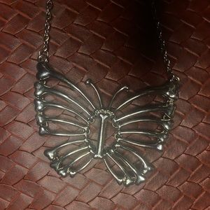 Butterfly Bones statement necklace